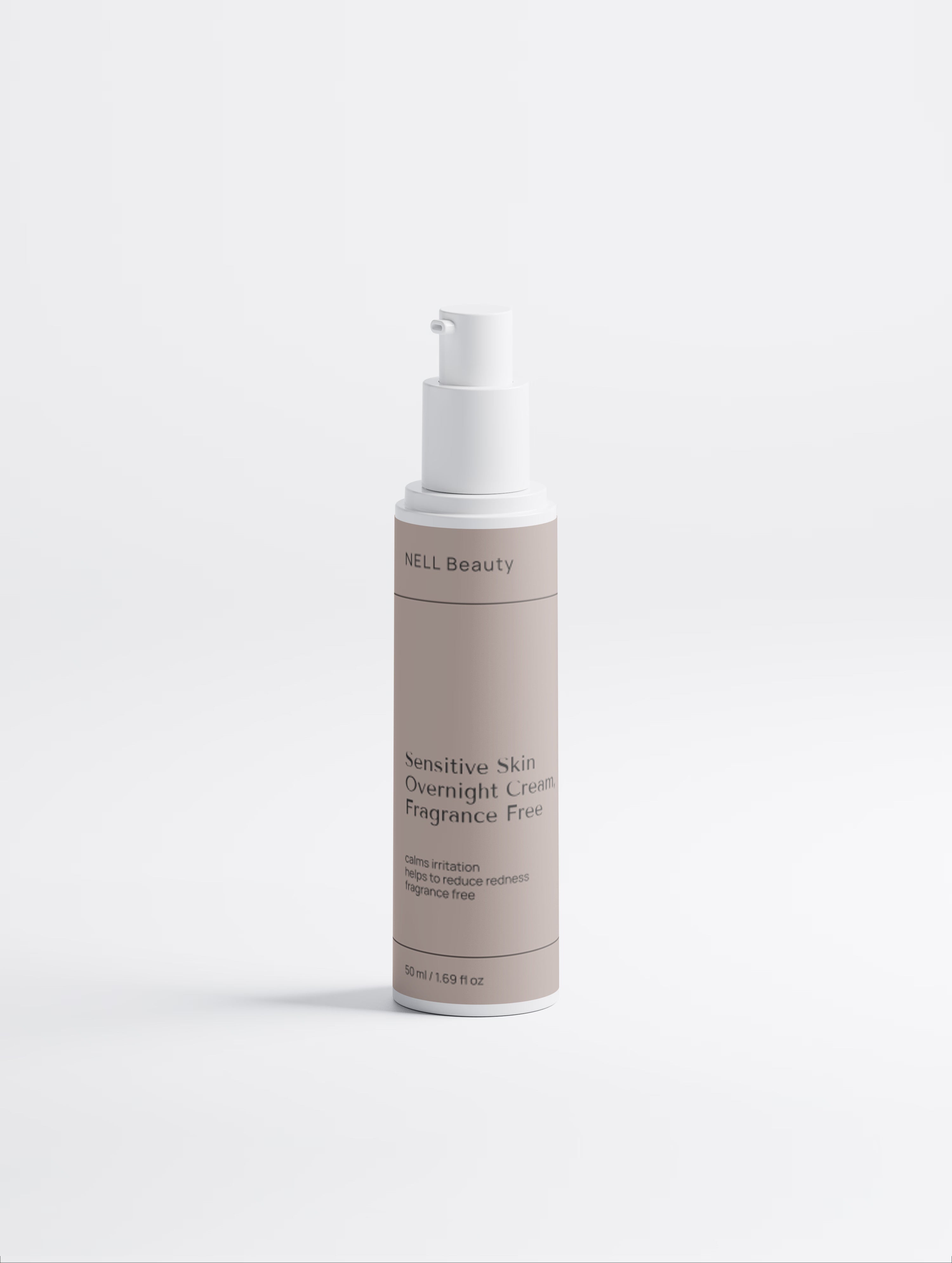 Sensitive Skin Overnight Cream, Fragrance Free